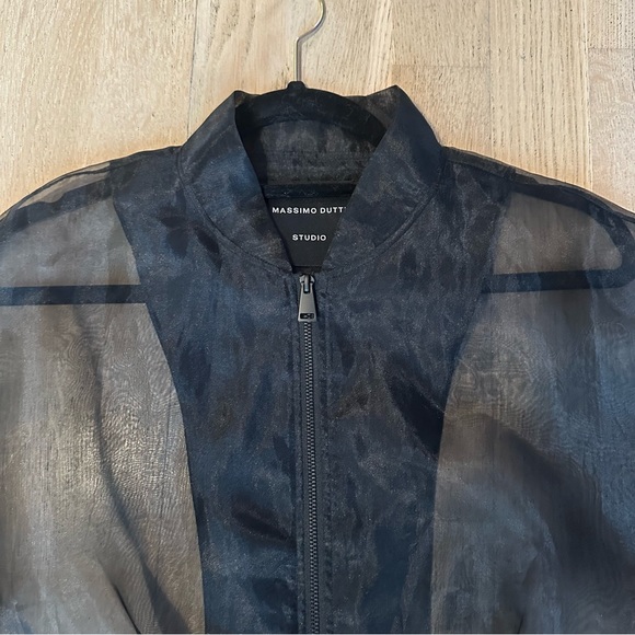 Massimo Dutti Organza Bomber Jacket S - STUDIO - Picture 12 of 16